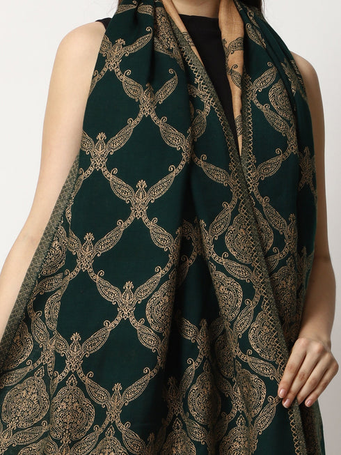 Women's Jamawar Wool Stole